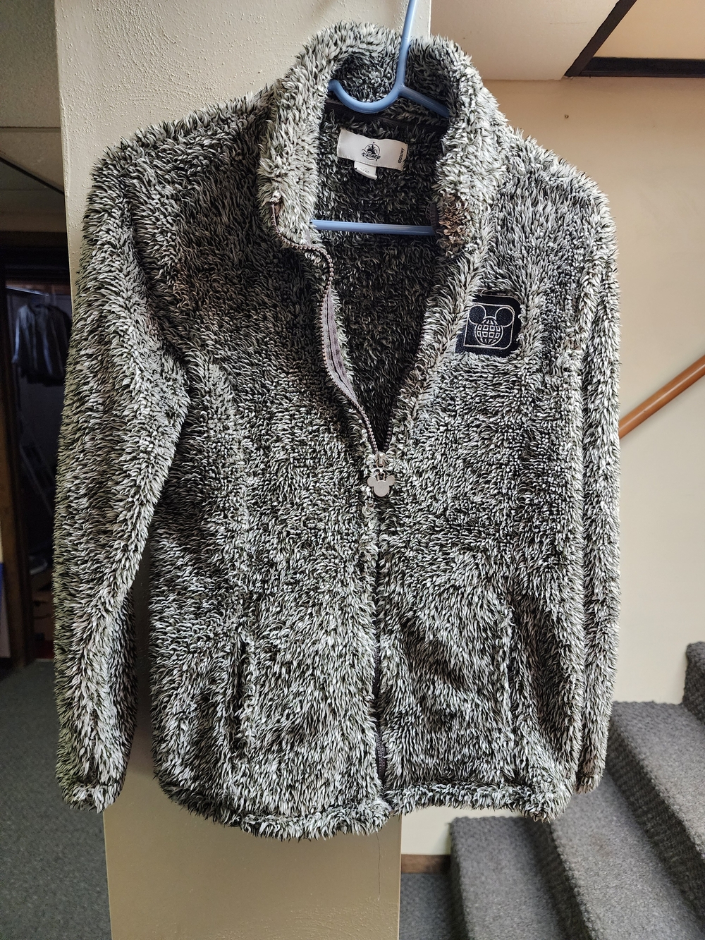 Disney Cozy Plush Zip-Up Jacket - Heathered Gray